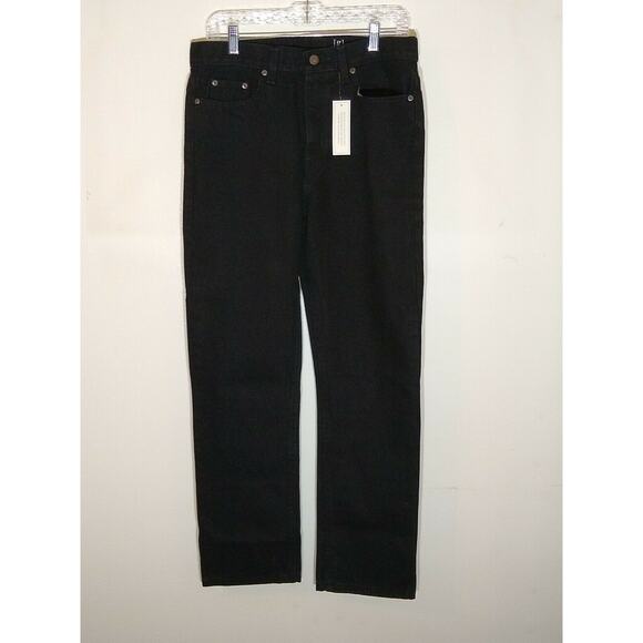 NWT George Men's Regular Fit Jean Black SIZE 30 x 30 - Picture 1 of 10